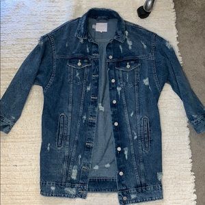 Oversized denim jacket!! ZARA